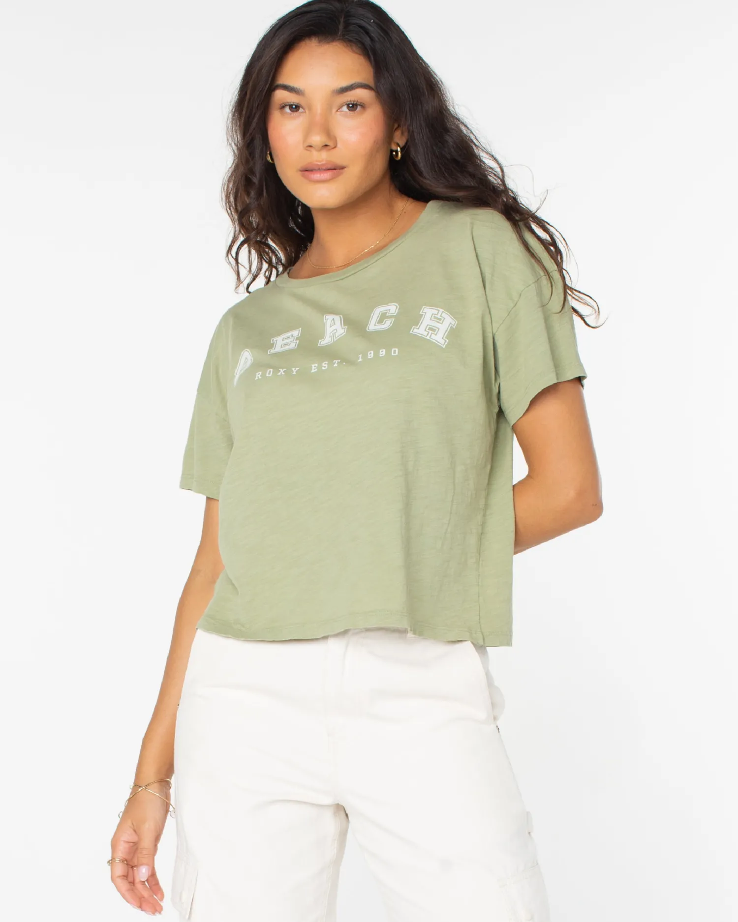 beach_collegiate_tshirt_0.webp Roxy Beach Collegiate T-Shirt | Tees & Tanks