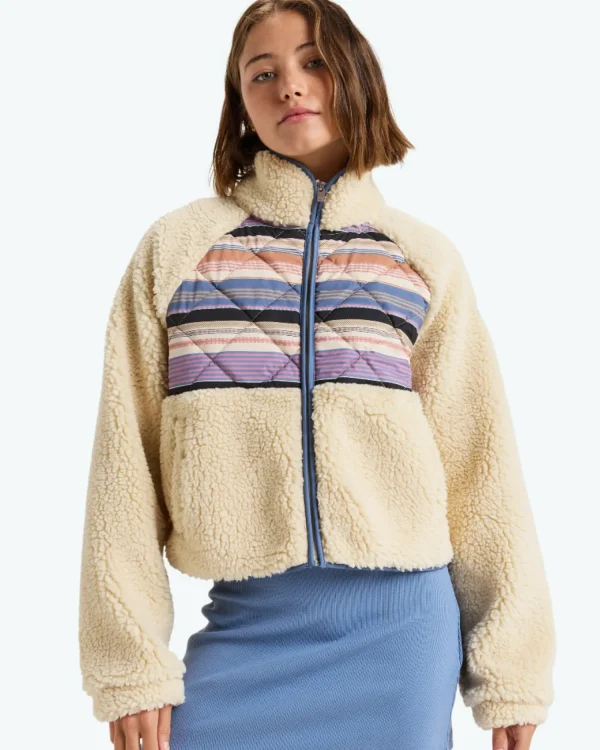 Roxy Clear Sky Full Zip Polar Jacket | Fleece & Hoodies