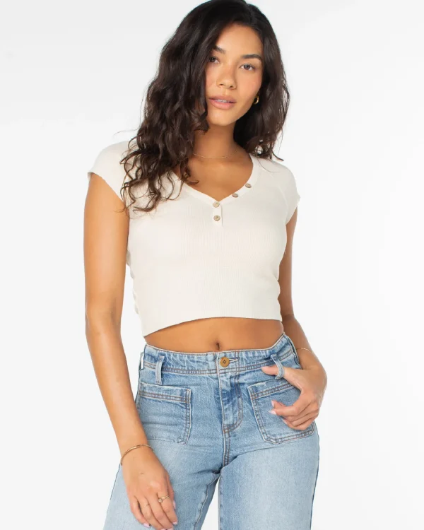Roxy Coffee Date Top | Tops
