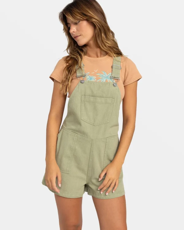 Roxy Crystal Coast Short Overall | Jumpsuits & Rompers