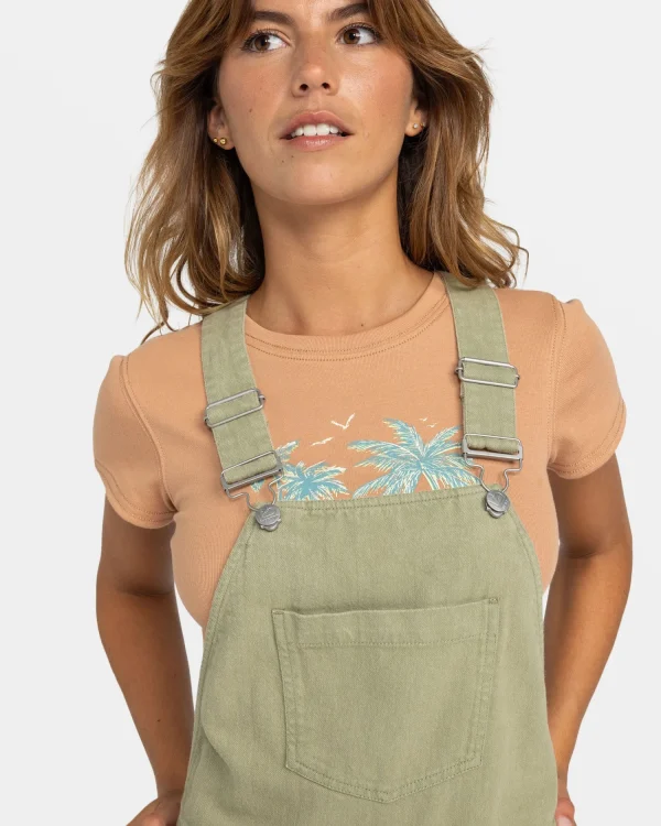 Roxy Crystal Coast Short Overall | Jumpsuits & Rompers