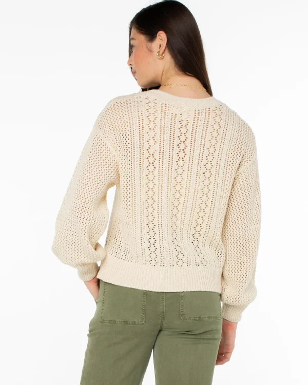 Roxy Day Break Open Knit Sweater | Sweaters