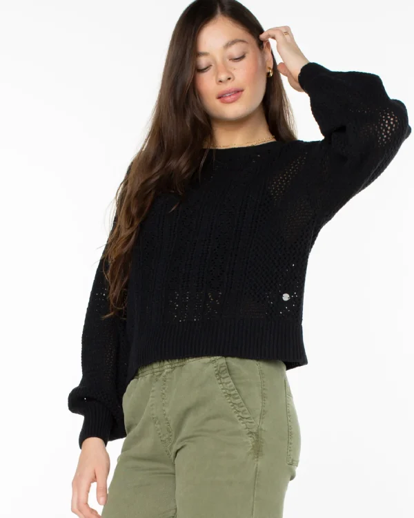 Roxy Day Break Open Knit Sweater | Sweaters