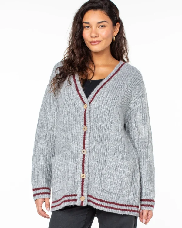 Roxy Game Day Long Button Up Cardigan | Sweaters
