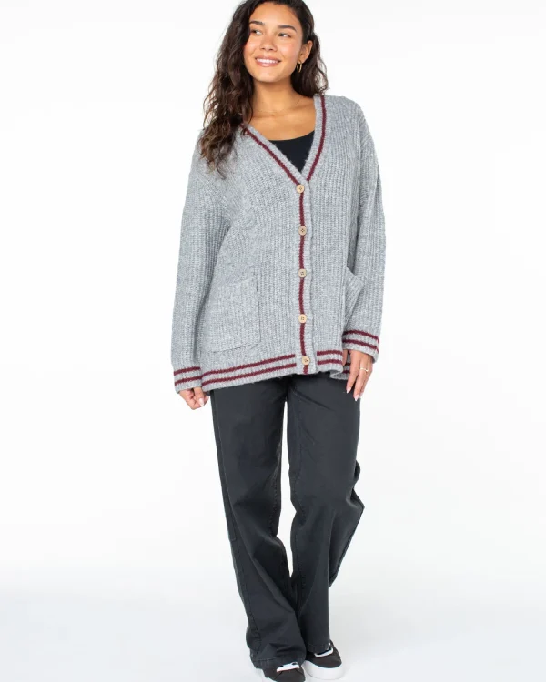 Roxy Game Day Long Button Up Cardigan | Sweaters
