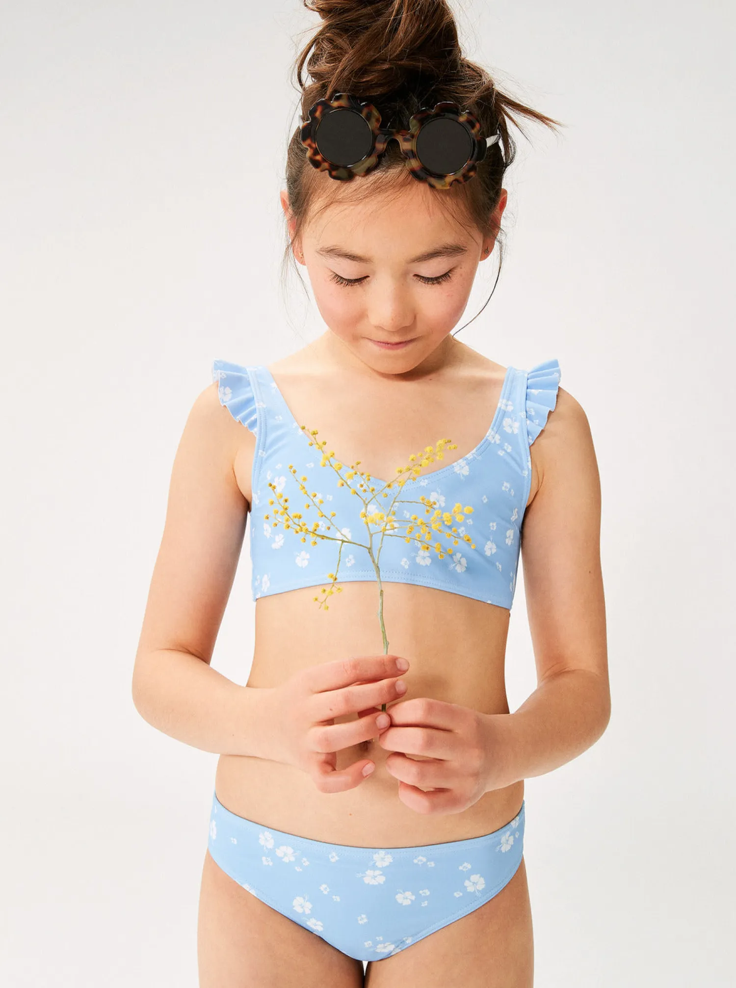 girls__dreamer_ruffle_bra_0.webp Roxy Girls 7-16 Dreamer Ruffle Bralette Bikini Set | Two Pieces