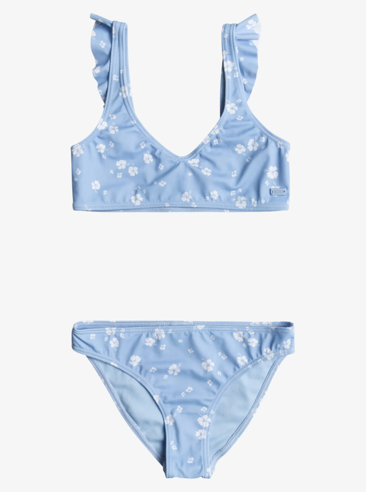 girls__dreamer_ruffle_bra_5.webp Roxy Girls 7-16 Dreamer Ruffle Bralette Bikini Set | Two Pieces