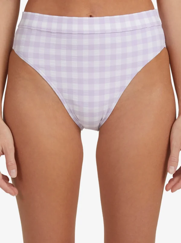 Roxy Heart The Check Moderate Coverage Bikini Bottom | Bikinis