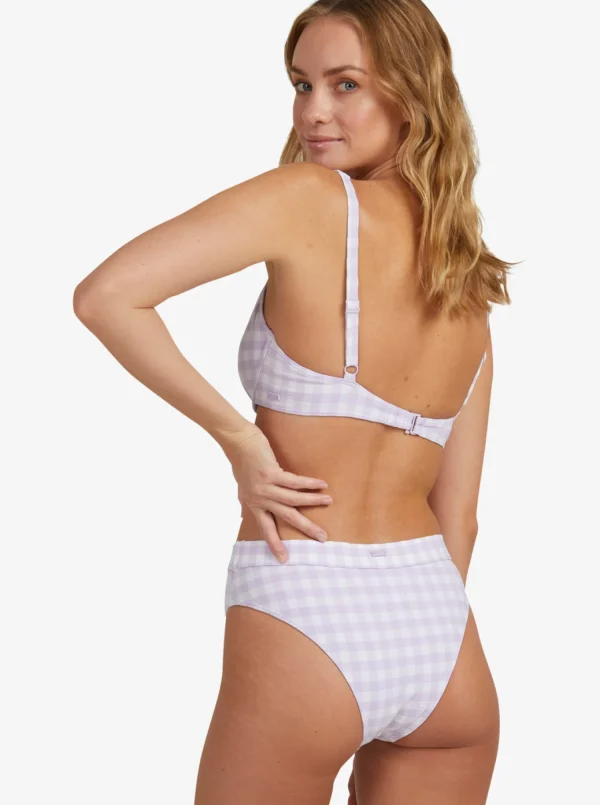 Roxy Heart The Check Moderate Coverage Bikini Bottom | Bikinis