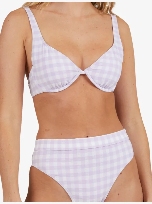 Roxy Heart The Check Moderate Coverage Bikini Bottom | Bikinis