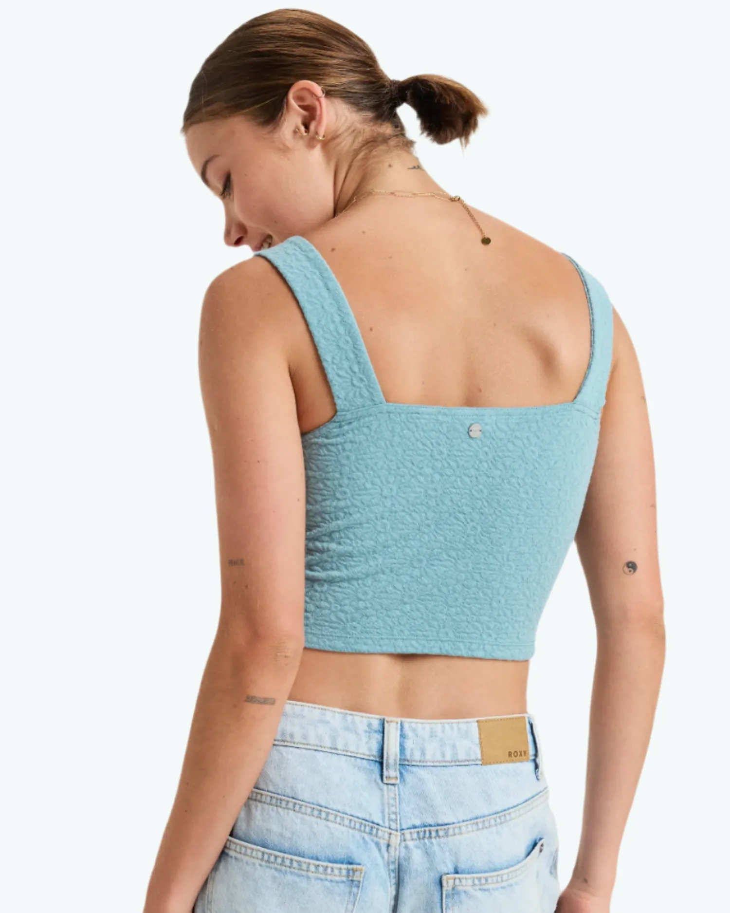 hibiscus_roja_fitted_tank_1.webp Roxy Hibiscus Roja Fitted Tank Top | Tops