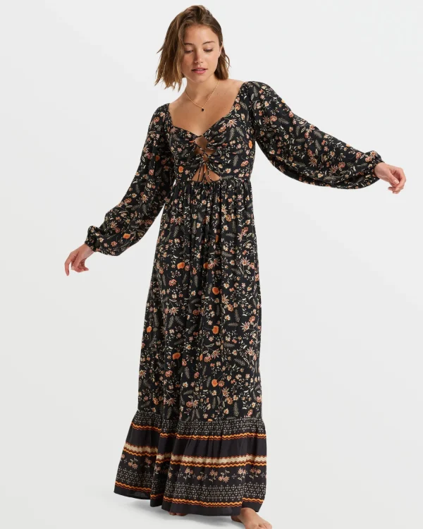 Roxy Holidaze Tie Front Maxi Dress | Dresses