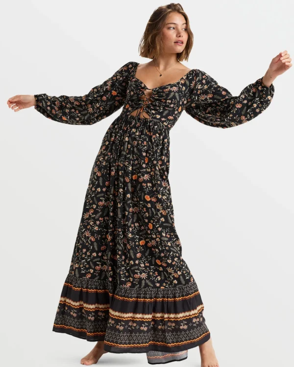 Roxy Holidaze Tie Front Maxi Dress | Dresses