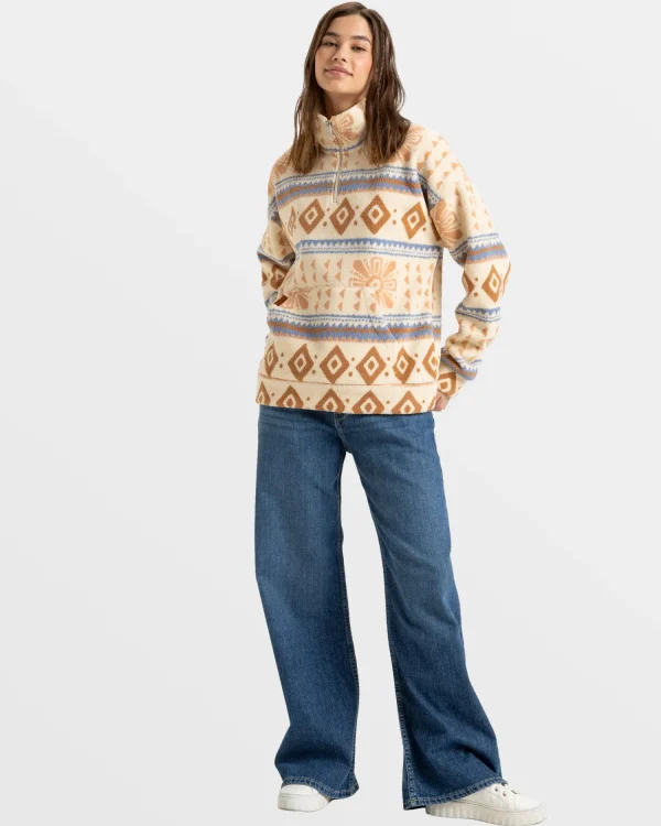 Roxy Live Out Loud Half Zip Polar Pullover | Fleece & Hoodies