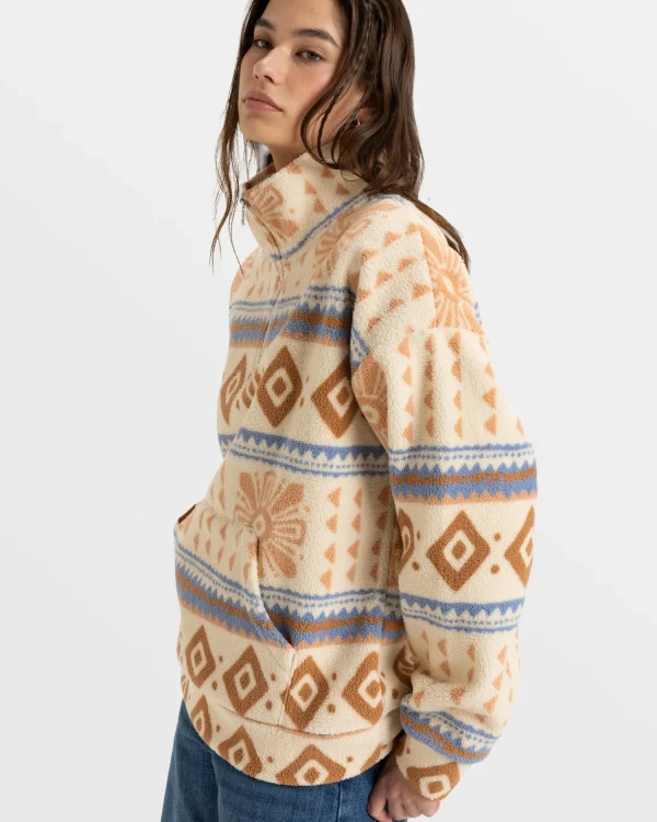 Roxy Live Out Loud Half Zip Polar Pullover | Fleece & Hoodies