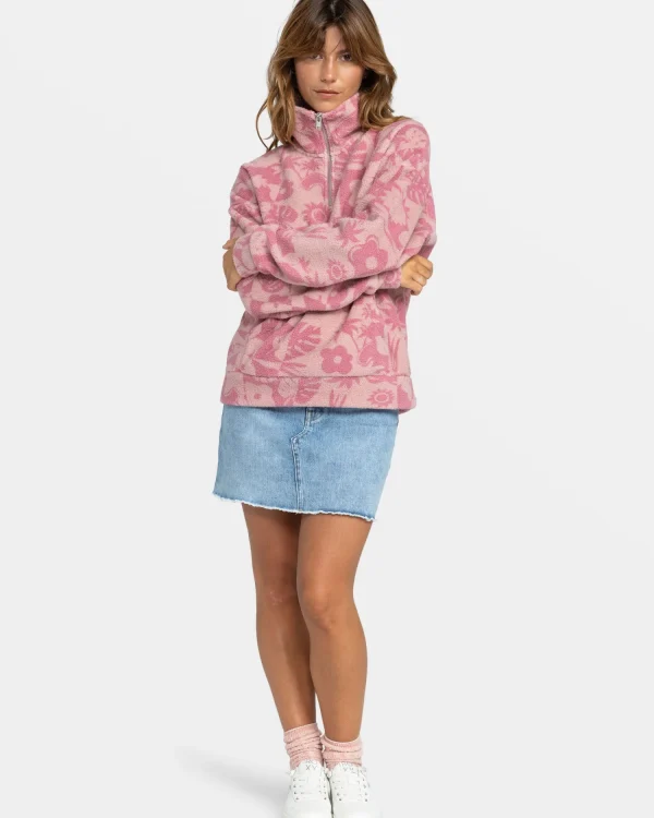 Roxy Live Out Loud Half Zip Polar Pullover | Fleece & Hoodies