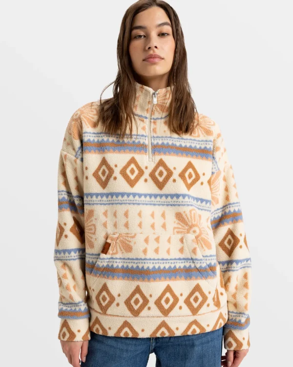 Roxy Live Out Loud Half Zip Polar Pullover | Fleece & Hoodies