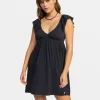 Roxy Luna Flutter Sleeves Mini Dress | Dresses