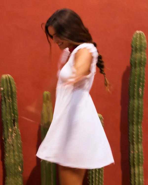 Roxy Luna Flutter Sleeves Mini Dress | Dresses