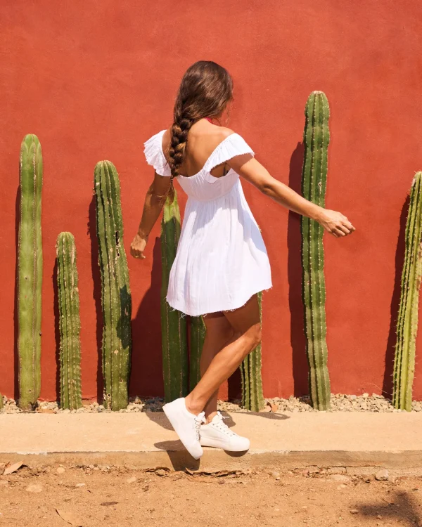 Roxy Luna Flutter Sleeves Mini Dress | Dresses