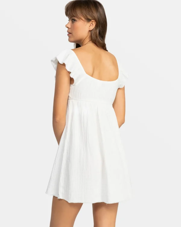 Roxy Luna Flutter Sleeves Mini Dress | Dresses