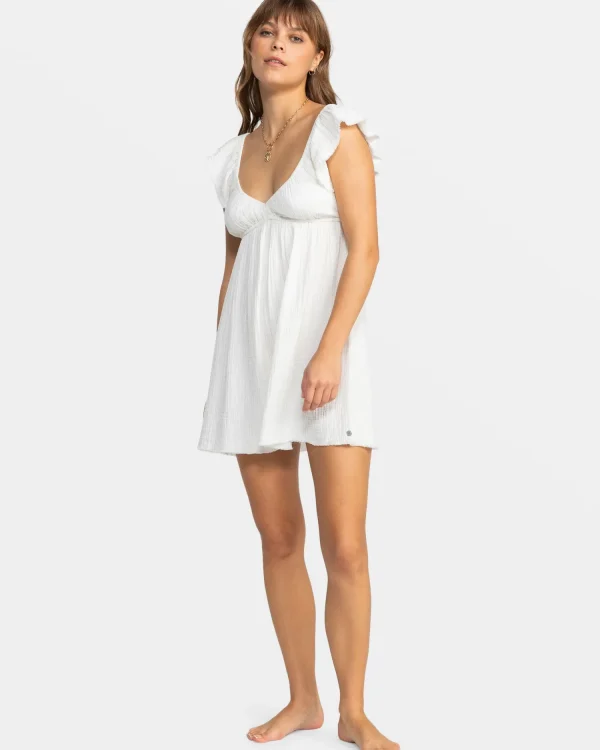 Roxy Luna Flutter Sleeves Mini Dress | Dresses