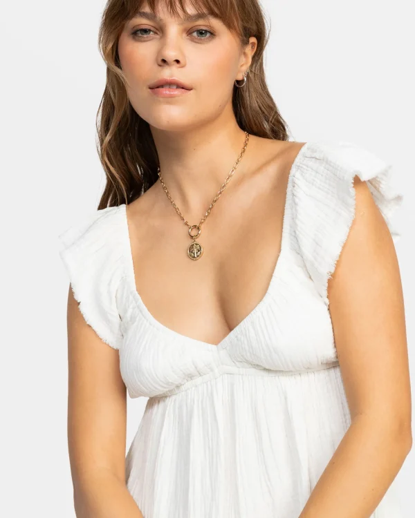 Roxy Luna Flutter Sleeves Mini Dress | Dresses