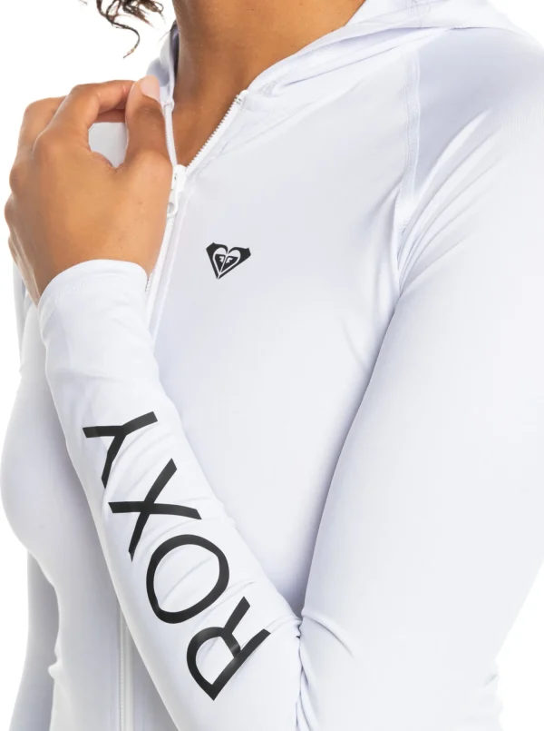 Roxy New Essentials Hooded Long Sleeve Zip-Up Rashguard | Rashguards | Rashguards