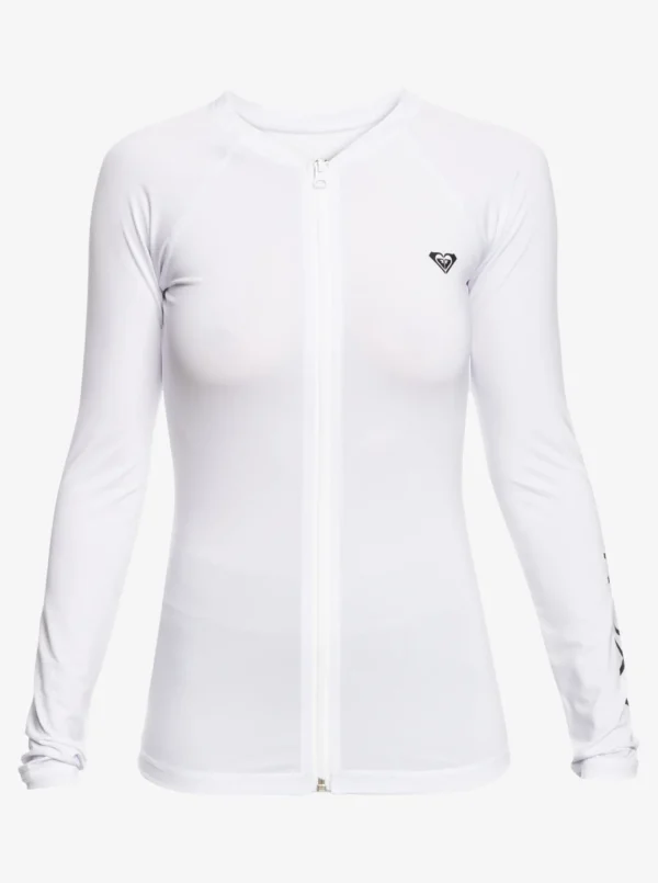 Roxy New Essentials Long Sleeve Zip-Up Rashguard | Rashguards | Rashguards