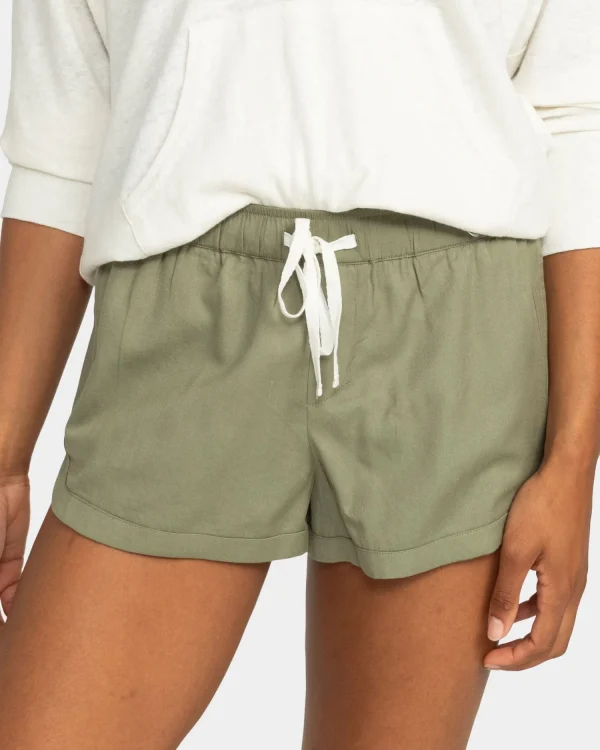 Roxy New Impossible Love Elastic Waist Shorts | Shorts