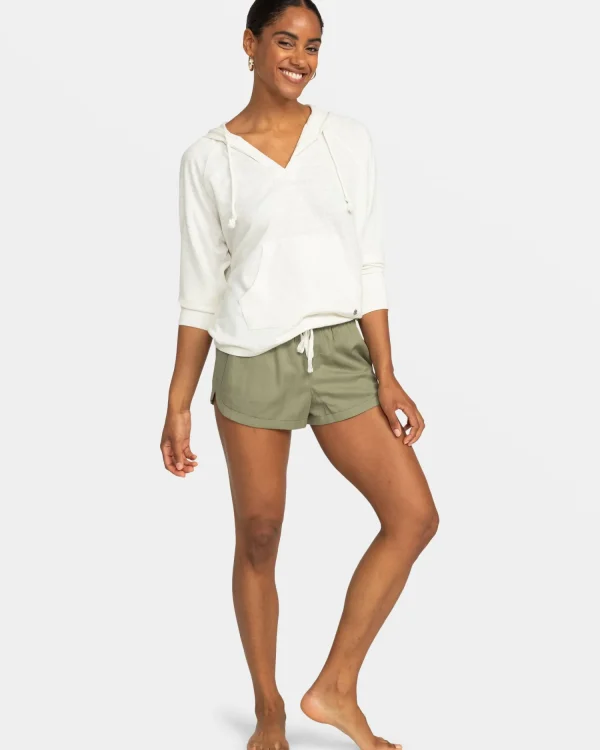 Roxy New Impossible Love Elastic Waist Shorts | Shorts