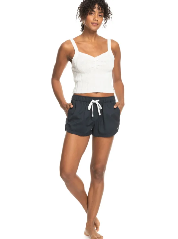 Roxy New Impossible Love Elastic Waist Shorts | Shorts