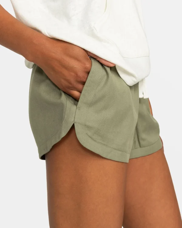 Roxy New Impossible Love Elastic Waist Shorts | Shorts