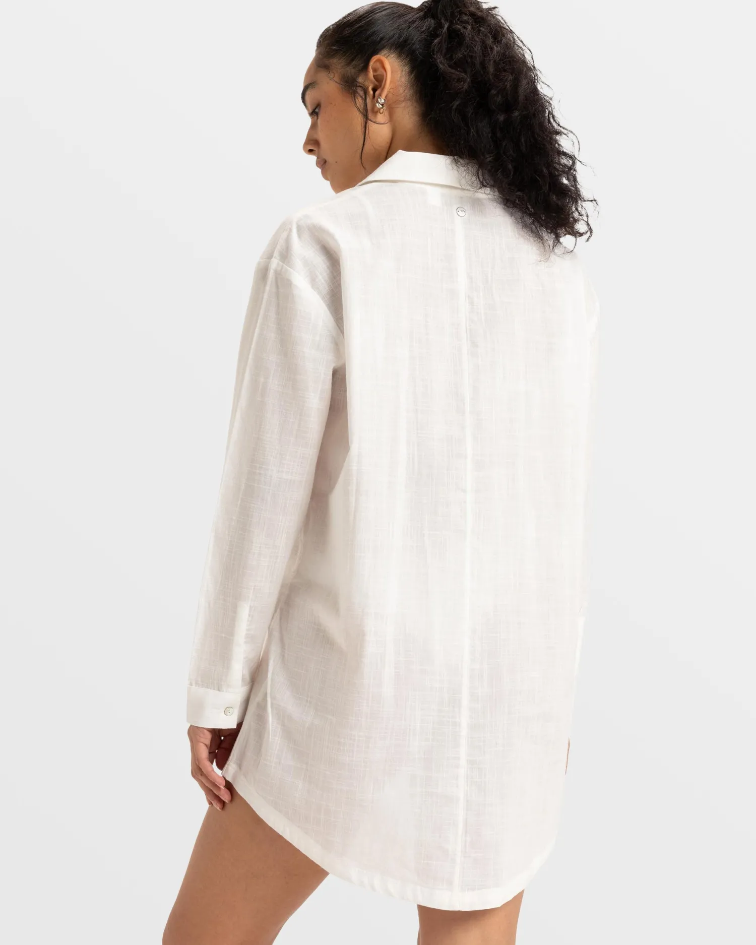 new_solid_blue_riptide_be_3.webp Roxy New Solid Blue Riptide Beach Cover-Up | Cover Ups