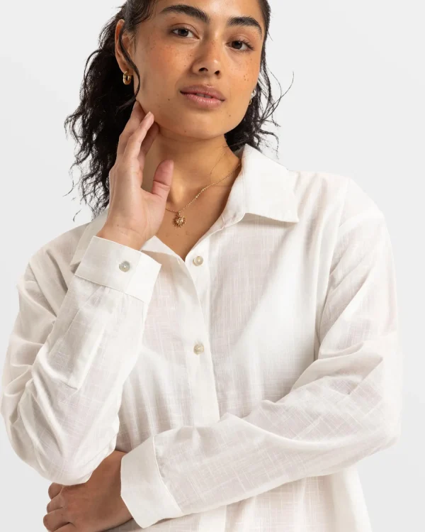 Roxy New Solid Blue Riptide Beach Cover-Up | Cover Ups