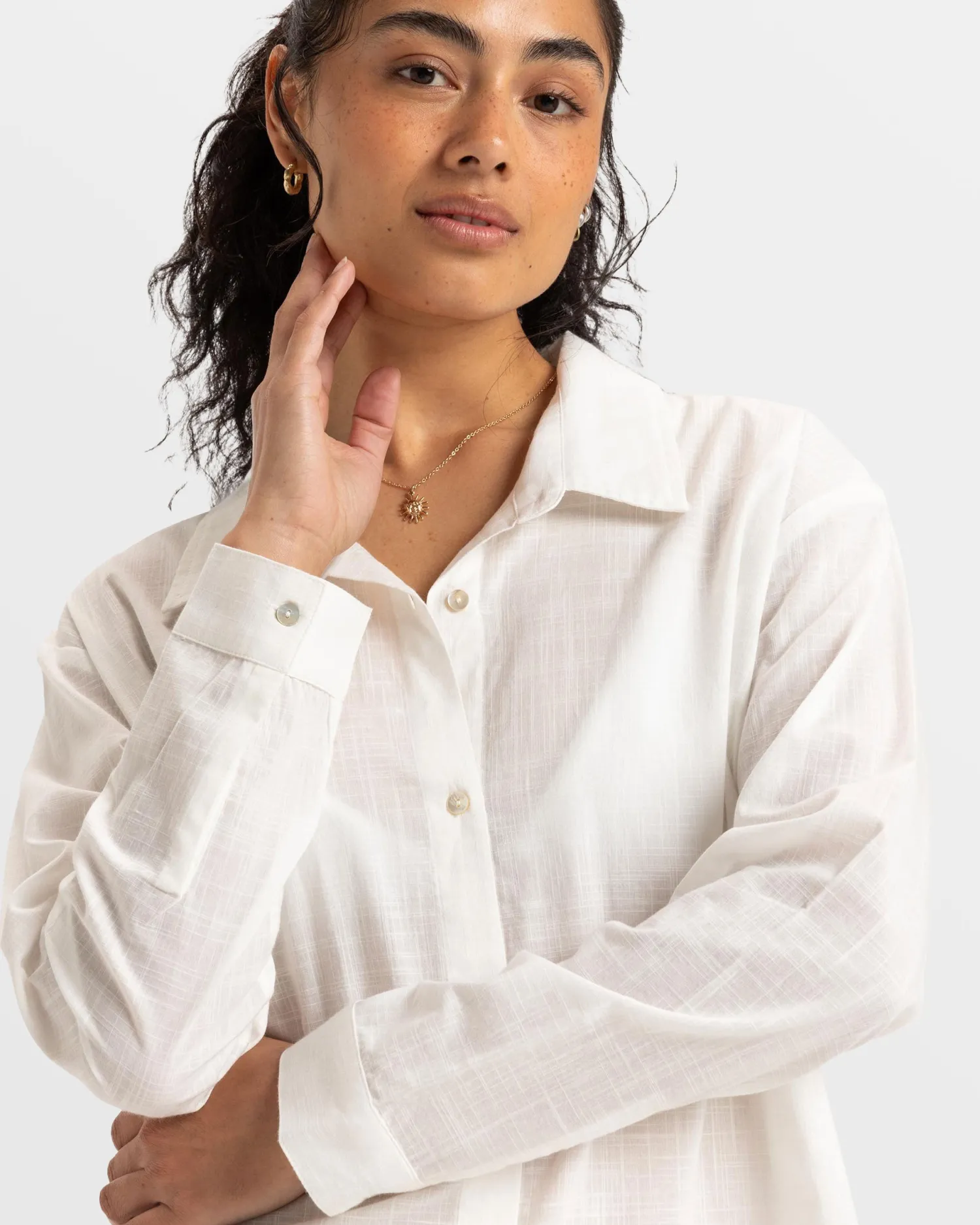 new_solid_blue_riptide_be_4.webp Roxy New Solid Blue Riptide Beach Cover-Up | Cover Ups