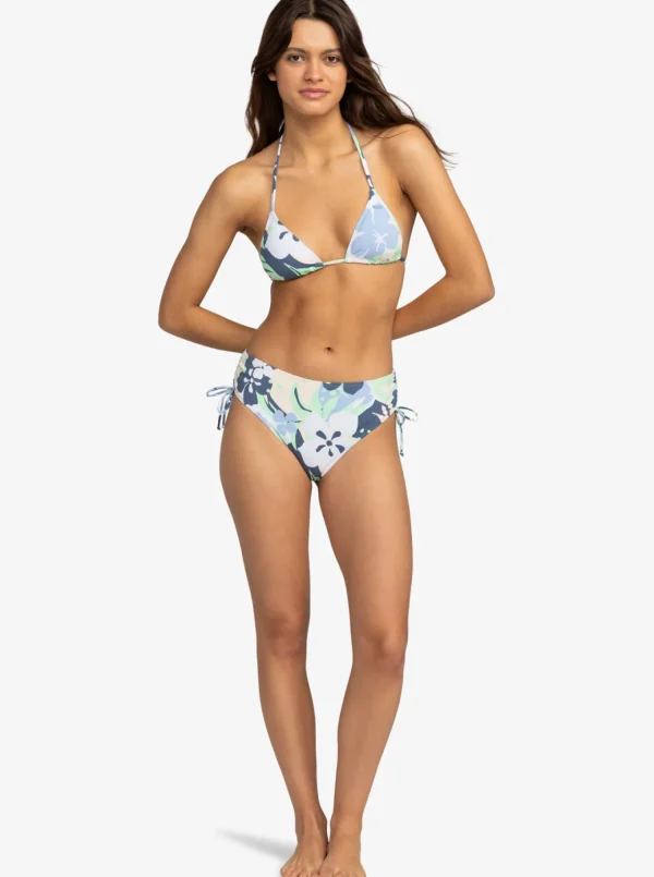 Roxy Printed Beach Classics Moderate Side-Tie Bikini Bottom | Bikini Bottoms