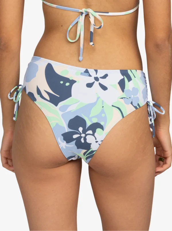 Roxy Printed Beach Classics Moderate Side-Tie Bikini Bottom | Bikini Bottoms