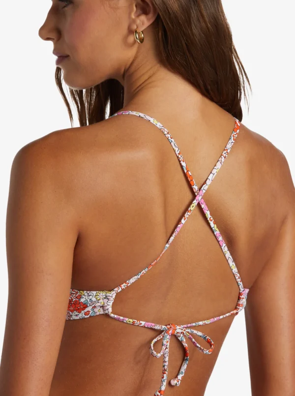 Roxy Printed Beach Classics Triangle Bikini Top | Bikini Tops | Bikinis