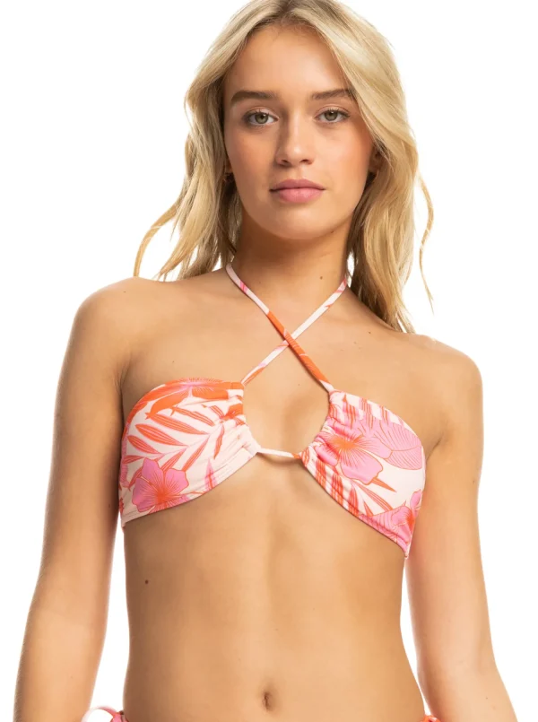 Roxy Printed Beach Classics Triangle Bikini Top | Bikini Tops