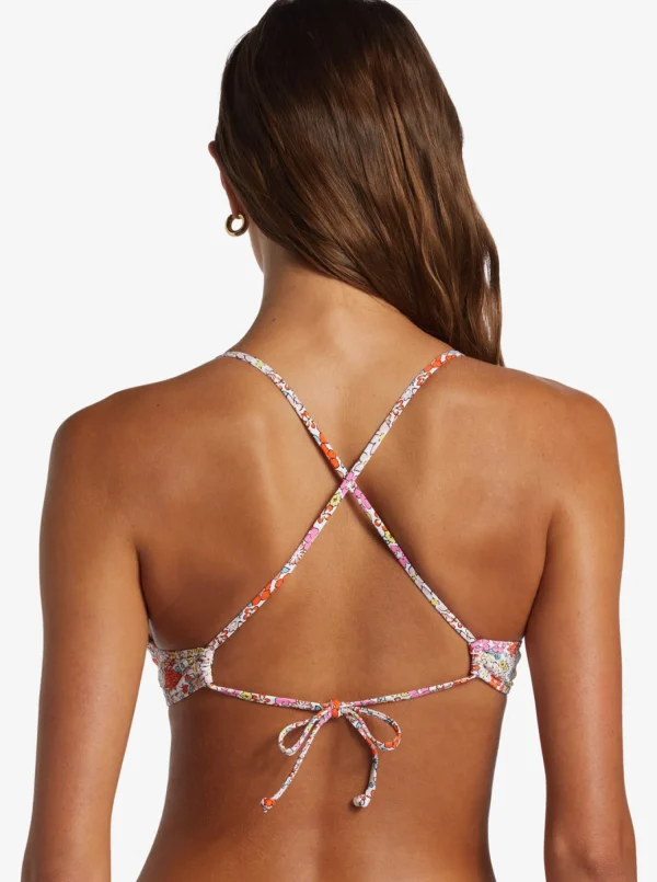 Roxy Printed Beach Classics Triangle Bikini Top | Bikini Tops | Bikinis