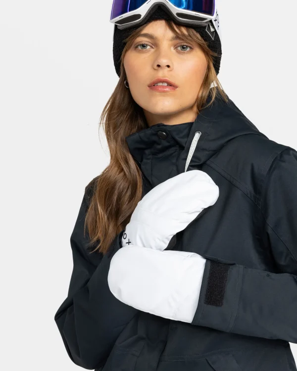 Roxy Jetty Solid Snowboard/Ski Mittens | Snow Accessories