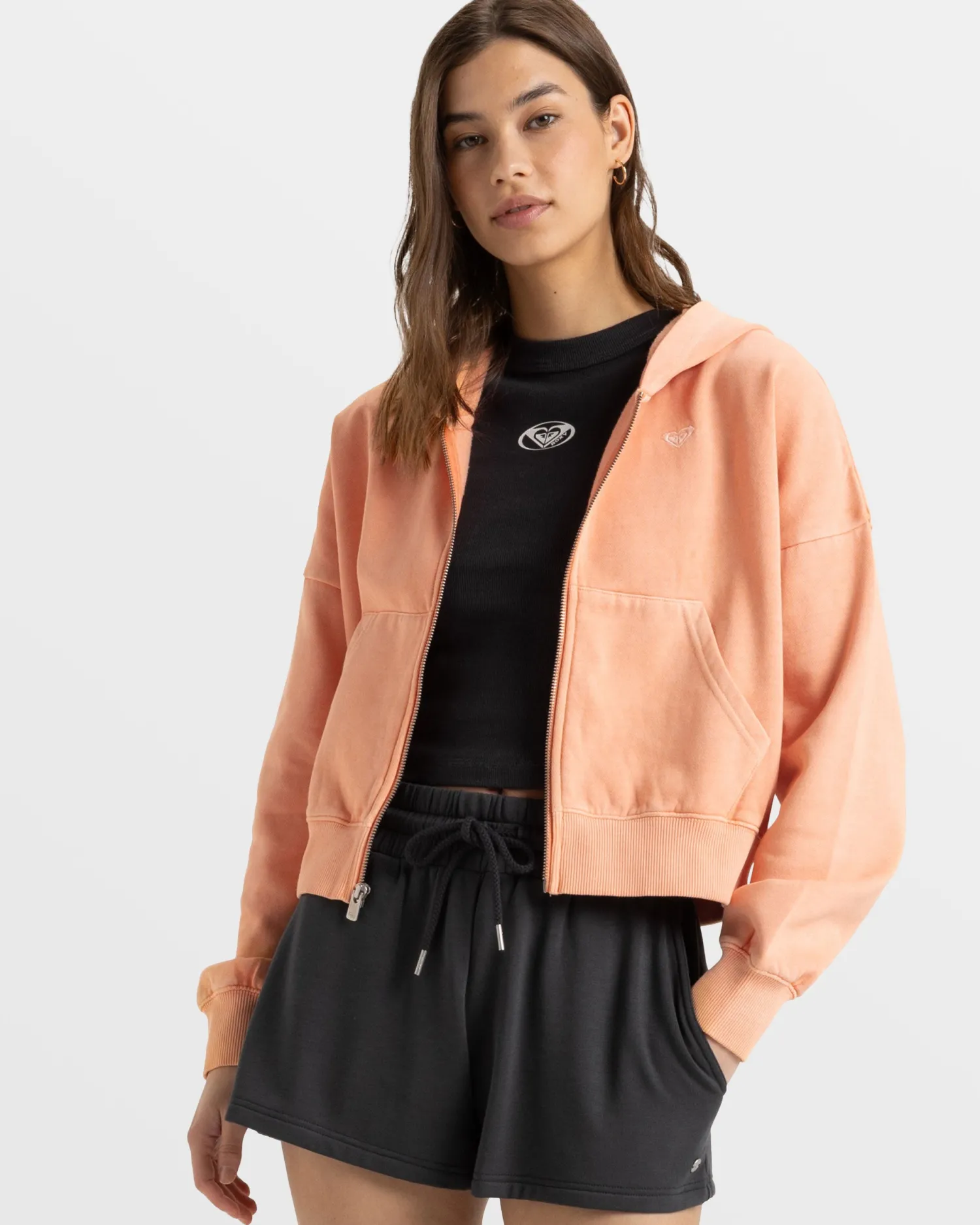 sahara_vibes_zip_hoodie_0.webp Roxy Sahara Vibes Zip Hoodie | Fleece & Hoodies