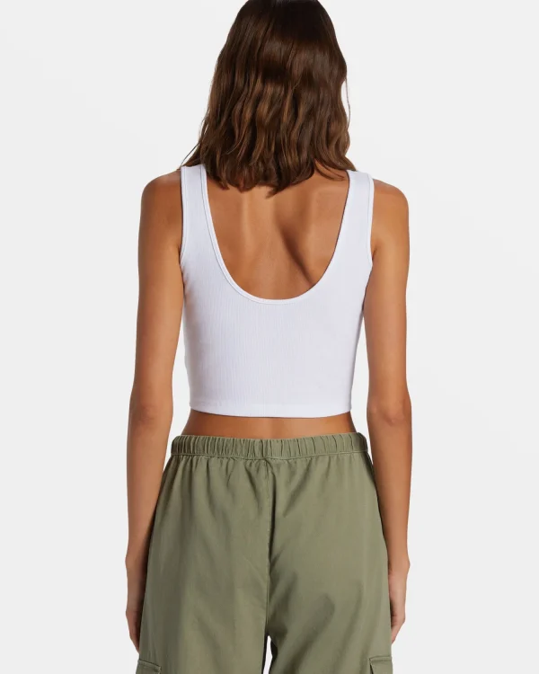 Roxy Simple Surf Dive In Cropped Tank Top | Tees & Tanks