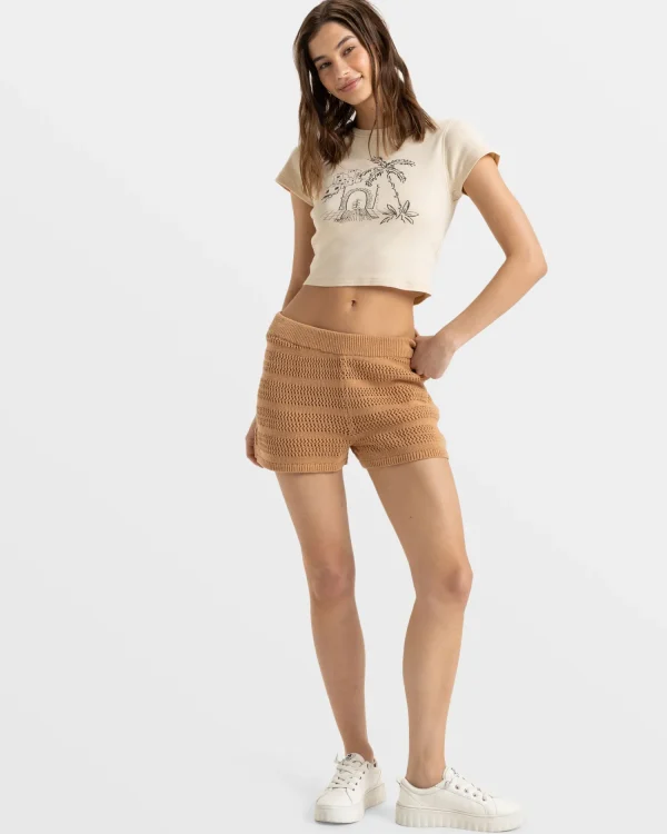 Roxy Spicy Vibes Elastic Waist Shorts | Shorts