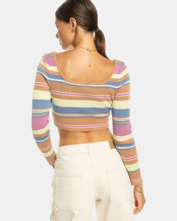 Roxy Sunshine Day Cropped Sweater Top | Sweaters