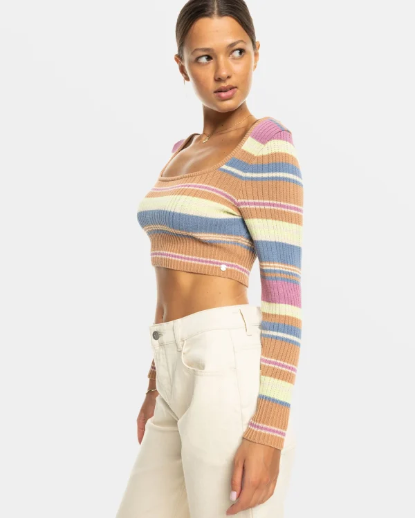 Roxy Sunshine Day Cropped Sweater Top | Sweaters