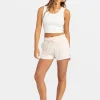Roxy Surfing By Moonlight Elastic Waist Shorts | Shorts