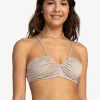 Roxy Wavy Stripe Fashion Bralette Bikini Top | Bikini Tops