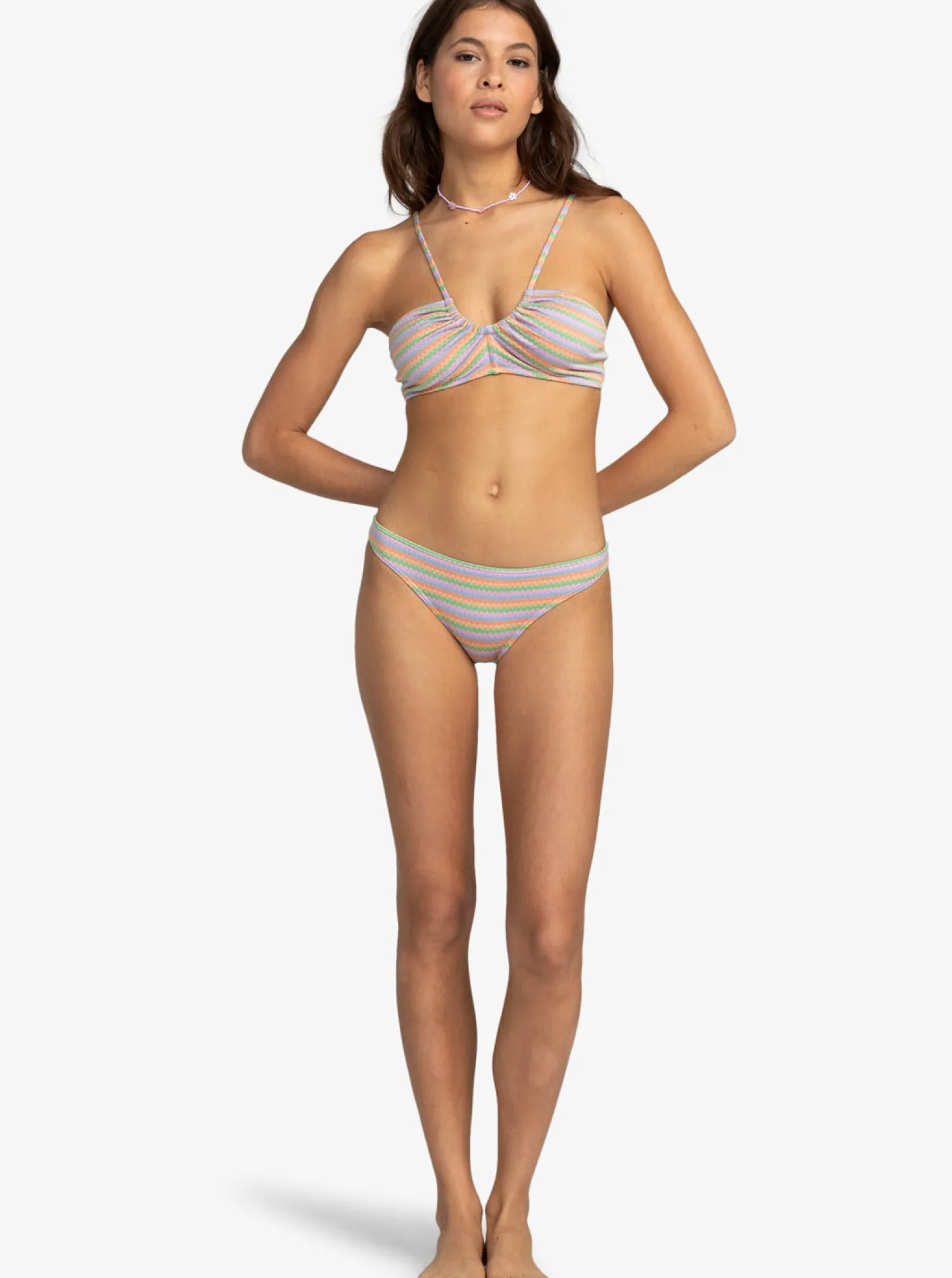 wavy_stripe_fashion_brale_2.webp Roxy Wavy Stripe Fashion Bralette Bikini Top | Bikini Tops